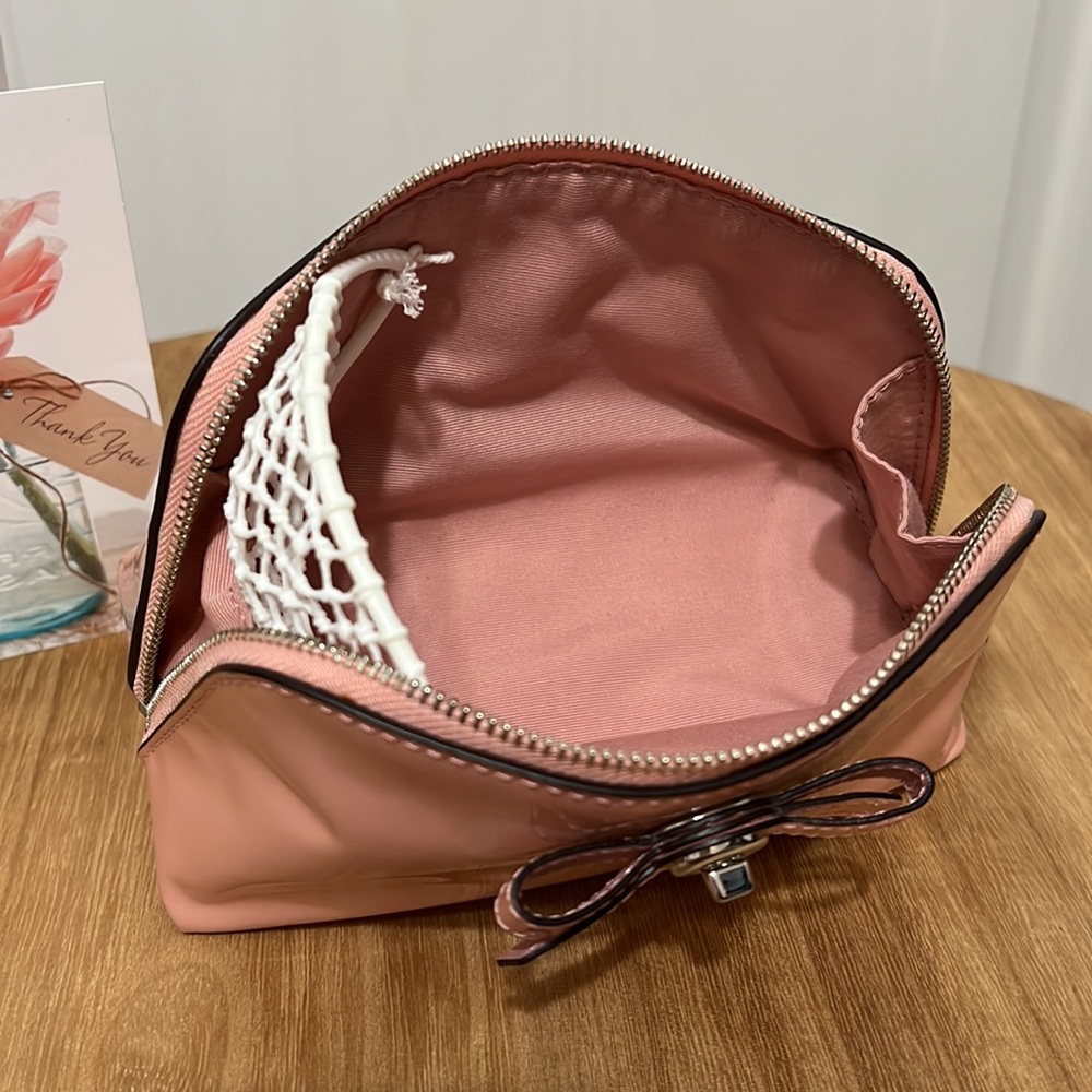Coach pink cosmetic turnlock bag - Picture 8 of 13